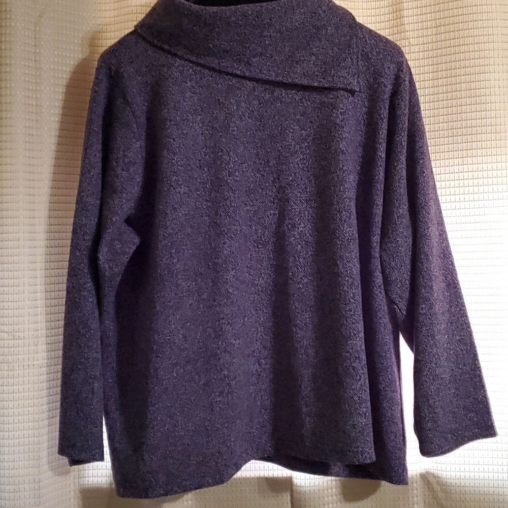 Modern Soul woman sweater  3X purple